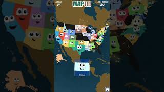 Stack the States 2 - Playing Map it! #shorts