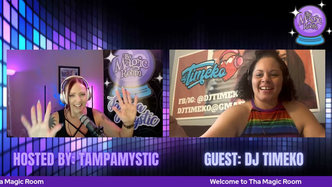 Denver female DJ Timeko discussing the music business w/ TampaMystic on Tha Magic Room