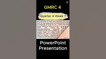 GMRC 4 Quarter 4 Week 7 - MATATAG Curriculum PowerPoint Presentation #matatagcurriculum