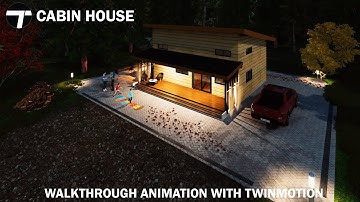 Architectural 3D Cabin House Walkthrough Animation In Twinmotion