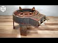 Hot wok stove restoration  found in the junkyard
