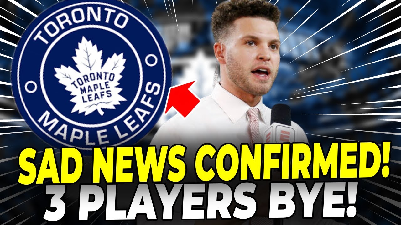 PUMP! NHL CONFIRMS! 3-STAR MAPLES LEAFS OUT! TORONTO MAPLE LEAFS NEWS ...