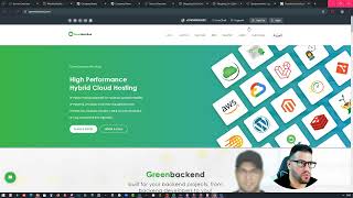 Greenbackend Website Builder خدمة باني المواقع المرئي السريع