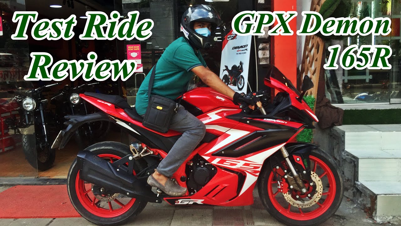 GPX Demon GR 165R Test Ride Review | GPX Demon 165 Bangla Review | GPX ...