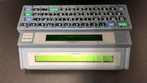 Speech Synthesis Lightwriter