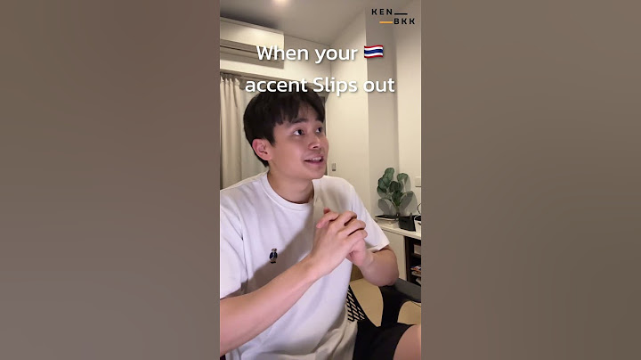 When your 🇹🇭 accent slips out #kenbkk #kenchanon