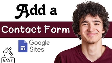 How to Add a Contact Form to Google Sites