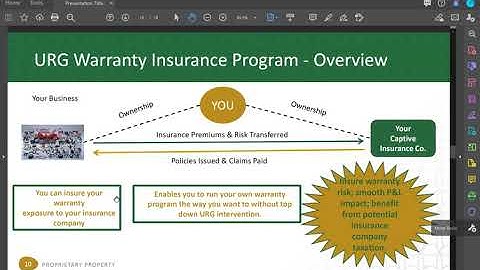 Captive Warranty Program