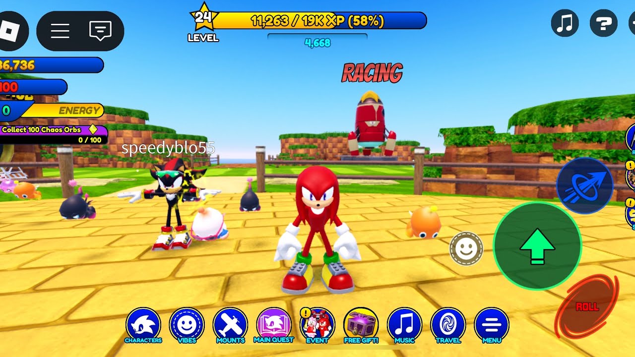 I TRIED OUR KNUCKLES SUPERPOWER! IT WAS AWESOME! Sonic Simulator! 