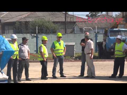 სახანძრო სწავლება. \"შპს\" ფოთი ტერმინალ ჰოლდინგში