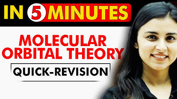Molecular Orbital Theory (MOT) , Quick Revision in 5 Minutes