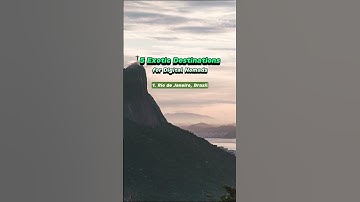 Where to Travel and Work Remotely? ✈️💻