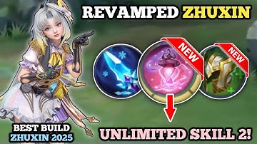REVAMPED ZHUXIN NEW SECOND SKILL IS BROKEN! (advanced server!💀) ZHUXIN BEST BUILD -MLBB