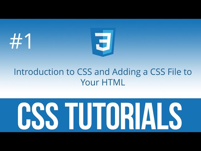 CSS Tutorials #1 Введение в CSS. Добавляем ваш первый CSS файл в HTML