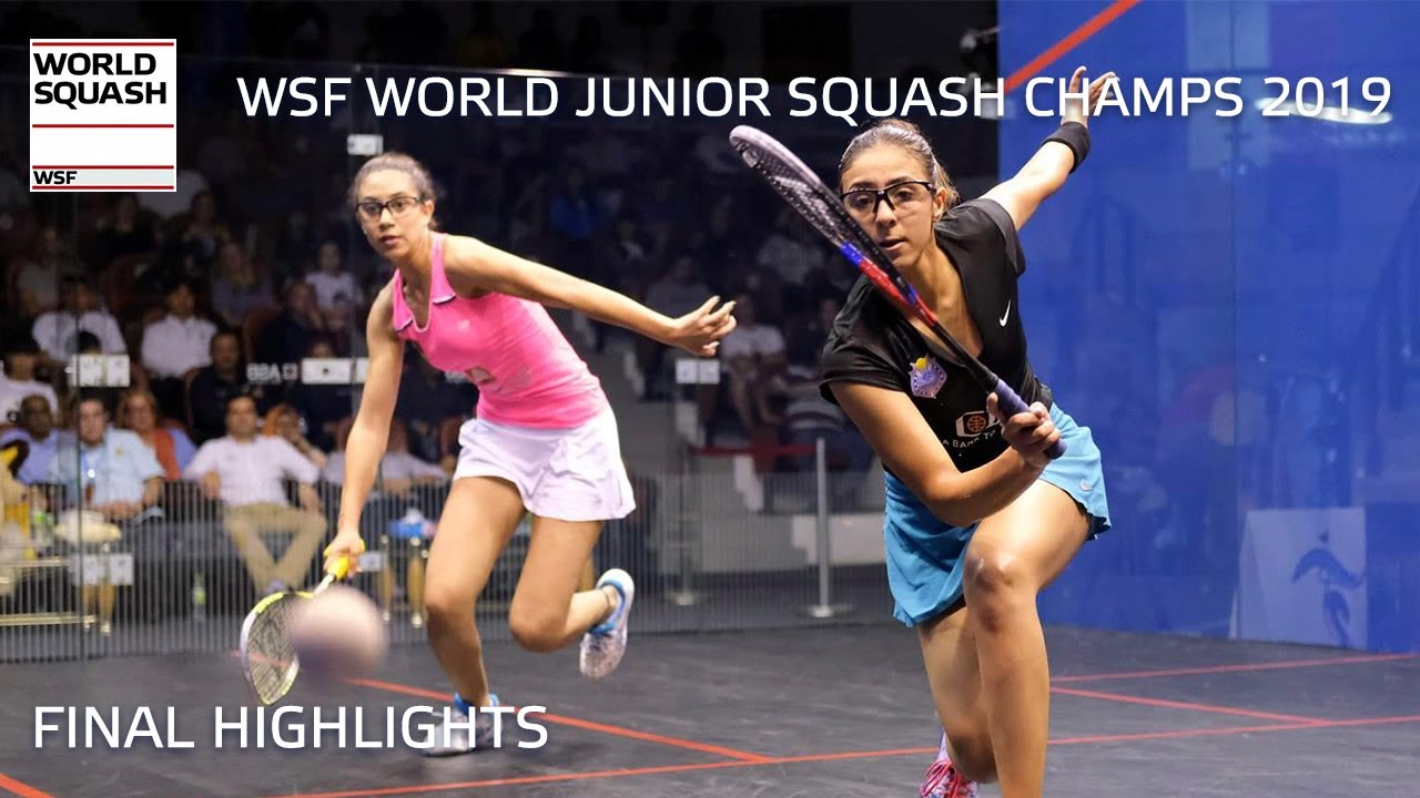 El Hammamy v Shiha WSF World Junior Squash Champs 2019 Final