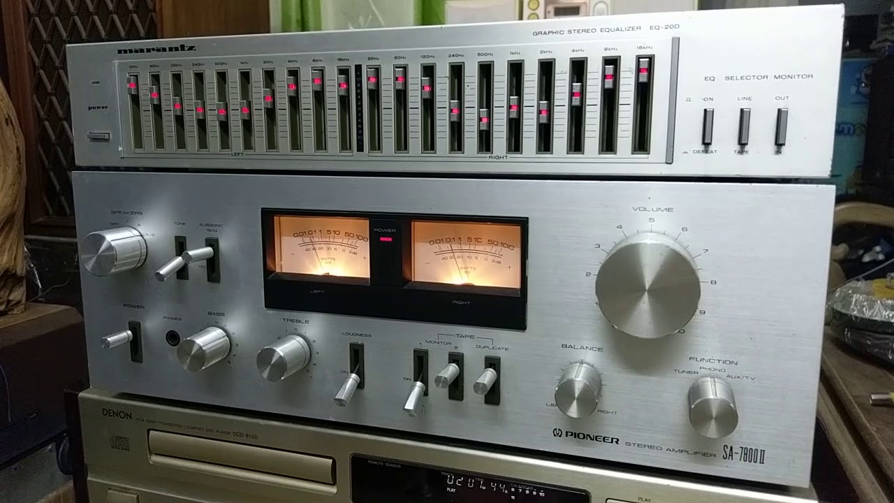 Equalizer marantz 20D YouTube