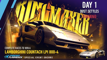 Lamborghini Countach LPI 800-4 ( Kingmaker ) Day 1 | Dust Settles Farming | NFS: No Limits
