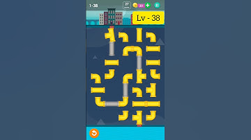 Pipes Lv - 37,38,39 #gameplay #games #shorts #puzzel