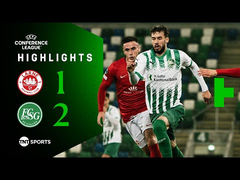 European Heartbreak Late On 💔 | Larne 1-2 St. Gallen | UEFA Europa Conference League Highlights