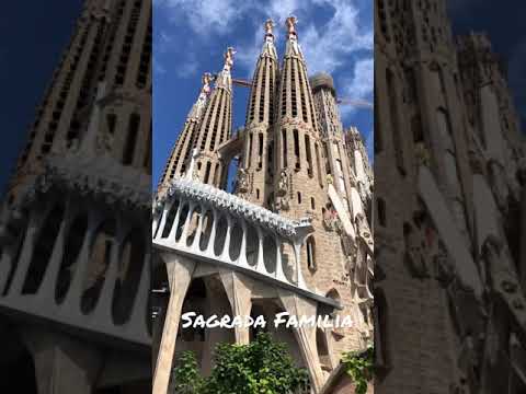 Sagrada Familia Barcelona ,Spain,Travel スペイン🇪🇸バルセロナの今　サグラダファミリア　バーチャルスペイン旅行・観光