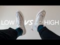 Converse Chuck Taylor High Top vs Low Top