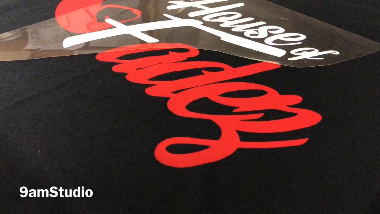 Cricut applying two colors vinyl on Tshirts YouTube