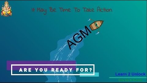 Annual General Meeting (“AGM”).Are you ready for AGM? Do you know due date of AGM? Its Action Time.
