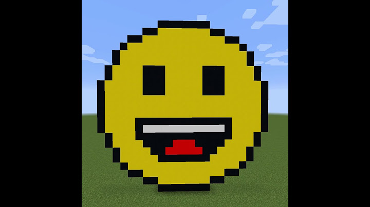HUGE Grinning Face Emoji | Minecraft #shorts​​​​