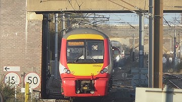 Cross Country Class 170 leaves Peterborough (10/12/25)