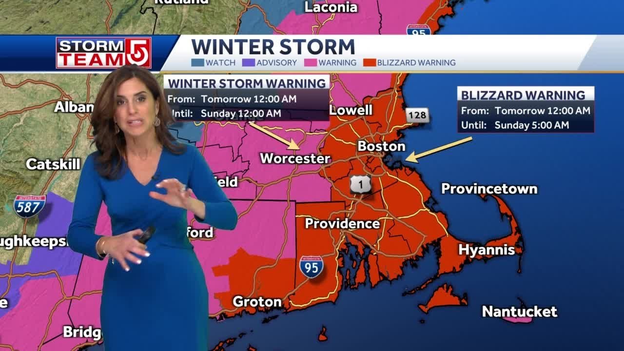 Weymouth braces for up to two feet of foot of snow, potential flooding