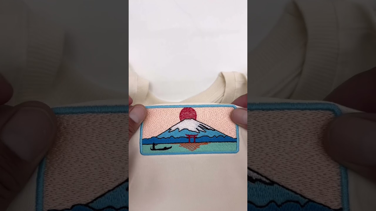 100% Cotton T-shirts with embroidery art 