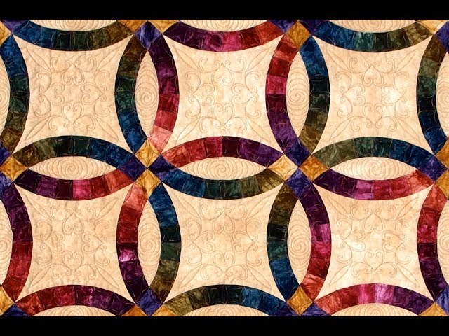 Double Wedding Ring part 1 quilt video by Shar Jorgenson 