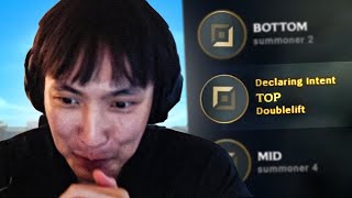 DOUBLELIFT Shows How T๐ Play Toplane When Autofilled