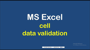Microsoft Excel data validation | data entry in MS Excel | data analysis in MS Excel | Data cleaning
