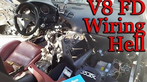 Wiring Hell - Wide Body V8 FD RX7 Build Video Series 2