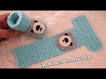 سهل وسريع كروشيه حذاء بيبي من قطعة واحدة ولأي مقاس بوط كروشي Easy Baby Slippers Boots Tutorial 