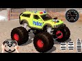 Juegos De Carros - Police Monster Trucks Impossible Driver#2 - Car Extreme Racing Car USA