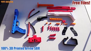 Fully 3D-Printed Arrow SBR installation tutorial | Slingshot | Slingbow | Assembly |Mechanica