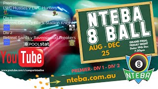 NTEBA | 2025 Aug - Dec Roster | Premier League and Div 1