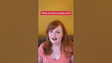 Thumbnail of How Do Blind People See The World? Is It Just Black? #Shorts