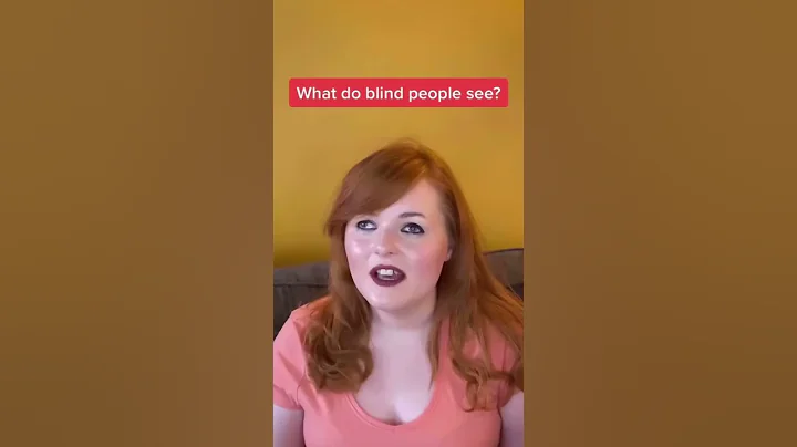 How Do Blind People See The World? Is It Just Black? #Shorts