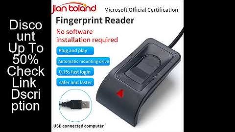 For Windows 10 11 Hello Biometric Fingerprint Login USB Reader Scanner Module Device Biometrics Secu