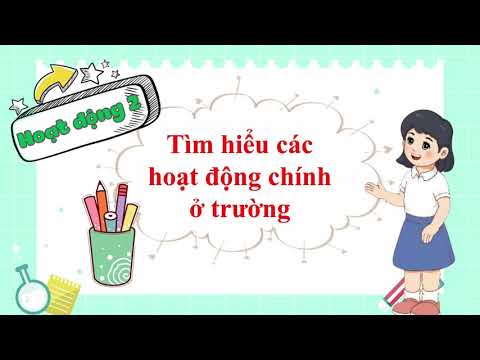Tuần 6 - TNXH 1 - Bài 7: Hoạt động ở trường em (Tiết 1)