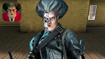 Scary Teacher 3D  Terminator New History Part 58 New Levels Gameplay Walkthrough (IOS ANDROID)