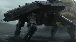 Mech Walker Battles Alien Creature | Ultimate Sci-Fi Warfare