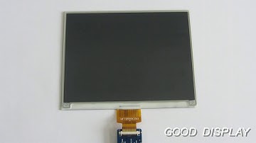 5.83 inch e-paper display high resolution black and white from Good Display