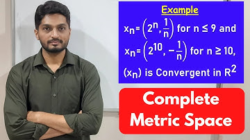 Example of Convergent Sequence in R2 | L5 | TYBSc Maths | Completeness  @ranjankhatu