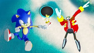 GTA 5 Sonic, Shadow, Amy rose, Tails, Eggmen Trampoline Jumps & Funny Fails #8  ( Euphoria physics )