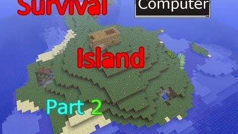 Minecraft computercraft survival island episode 2: My first computer