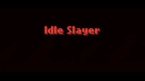 Idle Slayer- Title screen after encountered the 